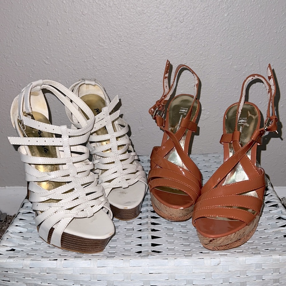 2Pairs INC International Concept & Herstyle 4” Heels